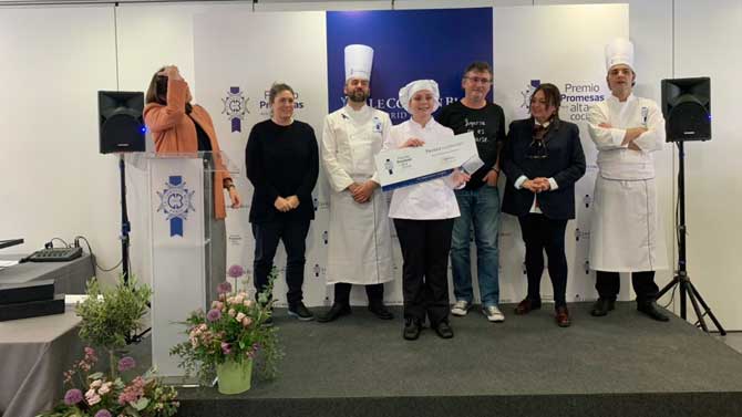 Anna Drosyk recoge el VII Premio Promesas de la Alta Cocina.