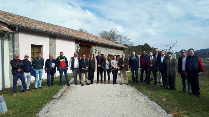 Asistentes al Patronato de la Reserva Natural del Valle de Iruelas.