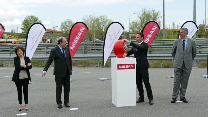 Imagen del inicio de la reconversión de Nissan en mayo de 2018.