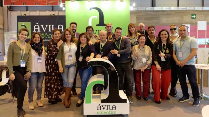 Productores de Ávila Auténtica en el Salón Gourmet.