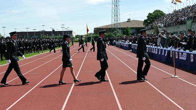 Jura de la escala básica de Policía en 2018.