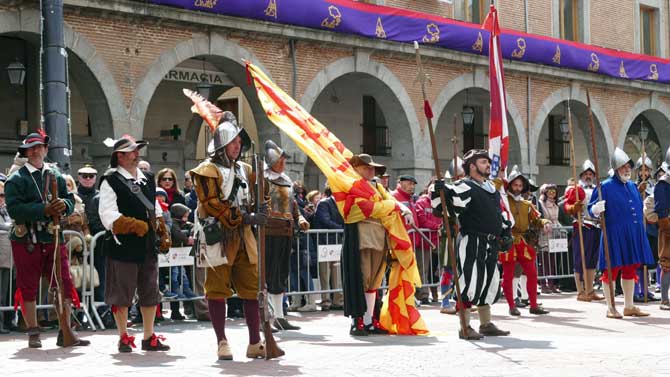 Recreaci&oacute;n de los Tercios de Flandes en &Aacute;vila.