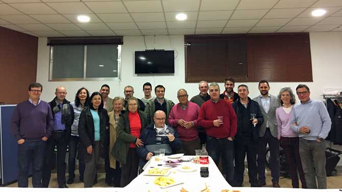 Homenaje a Miguel Ángel Rodríguez, creador del club de tenis de mesa y federación de Ávila.