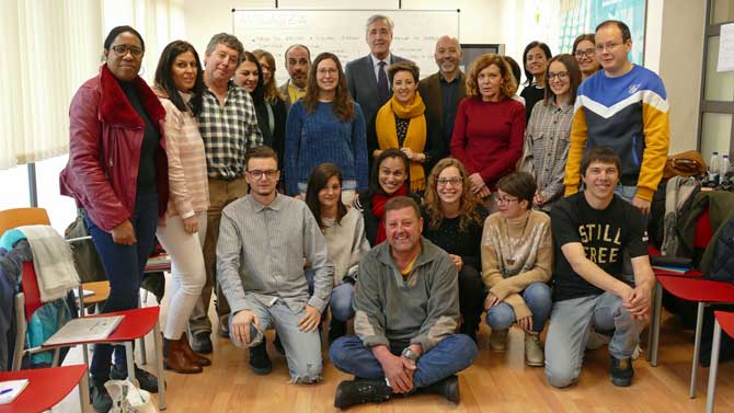 Participantes en la III Lanzadera de Empleo de Ávila.