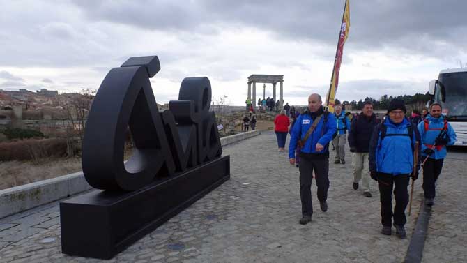 Salida desde Ávila de la ruta 'De la cuna al sepulcro'.