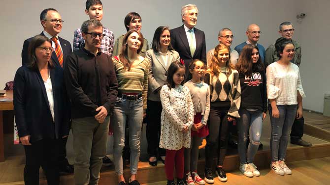 Entrega de premios del concurso de microrrelatos.