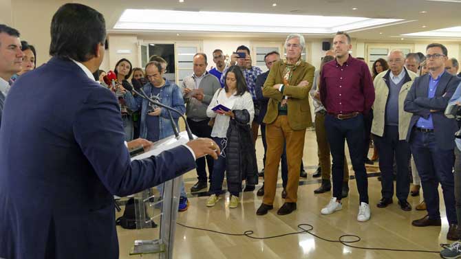Intervención de Carlos García en la noche electoral.