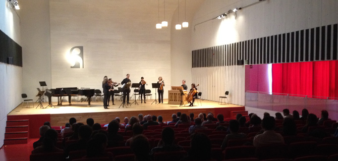 Recital en el Conservatorio de Ávila.