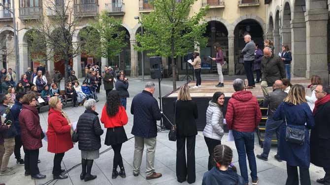 Lectura de Sánchez-Albornoz en el Día del Libro en Ávila.