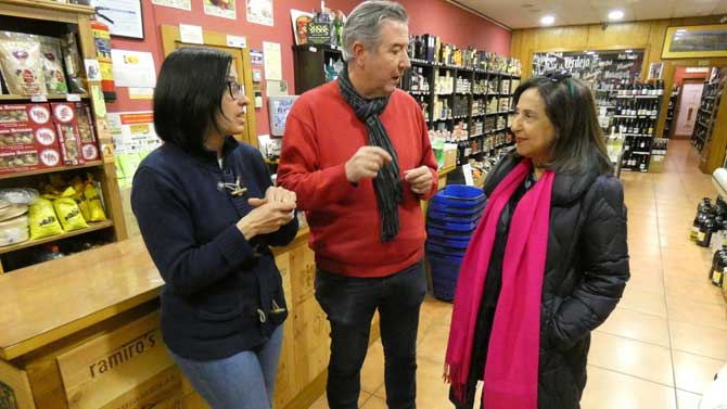 Margarita Robles en El Barco de Ávila.