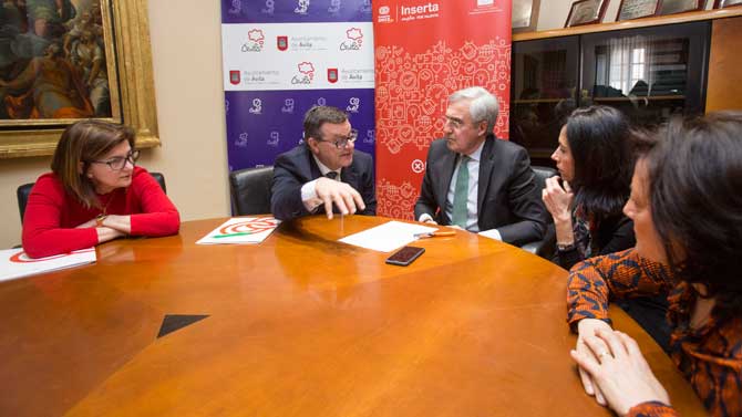 Renovación del convenio entre el Ayuntamiento de Ávila y la Fundación ONCE.