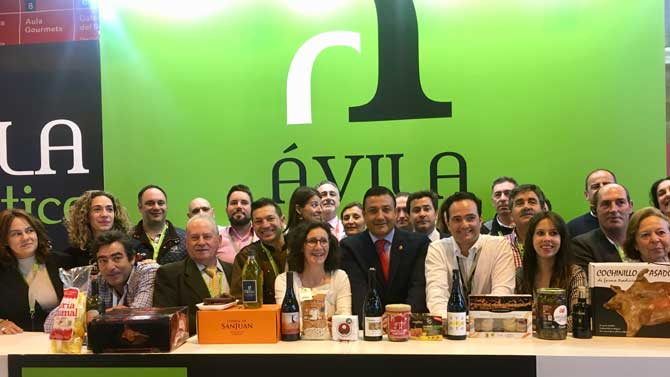 Productores de Ávila Auténtica en el Salón de Gourmets.