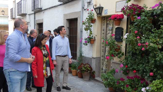 Margarita Robles en Candeleda.