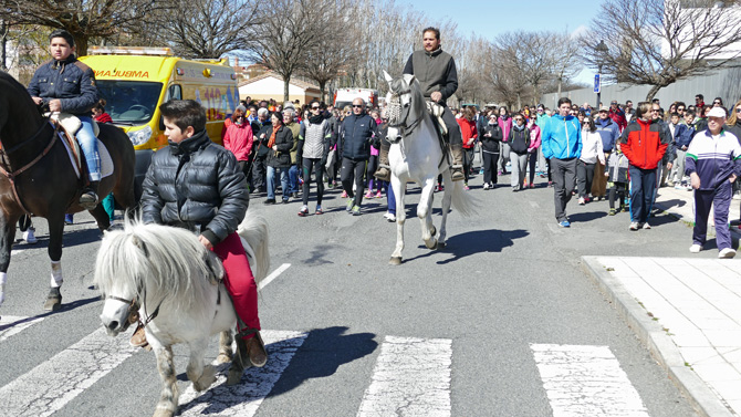 Salida de la Marcha Solidaria a Sonsoles en una edición anterior.