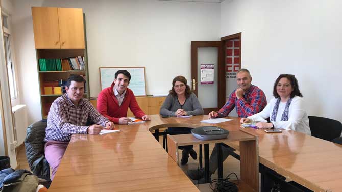Reunión de candidatos de Ciudadanos con Comisiones Obreras.