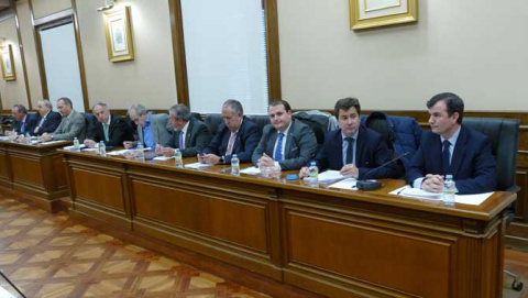 Juan Pablo Martín (derecha), portavoz del PP, junto a Jesús Martín, responsable de Desarrollo Rural.