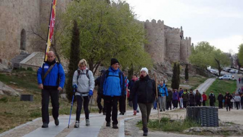 Salida desde Ávila de la ruta 'De la cuna al sepulcro'.