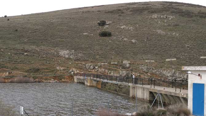 Embalse de Serones a mediados de marzo.