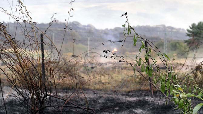 Imagen de archivo de un incendio forestal.