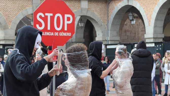 Acto contra la violencia de género en noviembre.