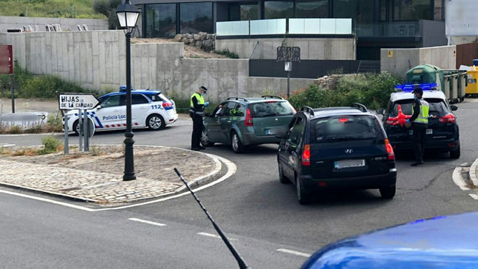 Imagen de archivo de un control policial.