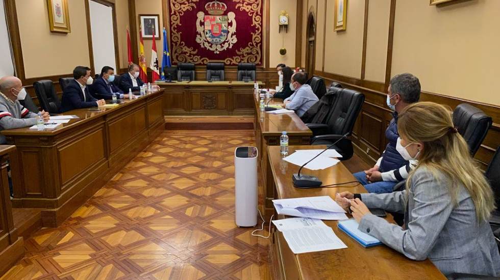 Reunión con Itacyl en Diputación.