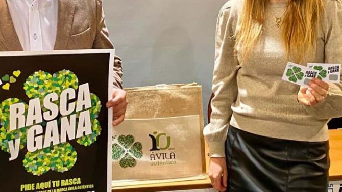 Promoción de la campaña 'Rasca y gana' de Diputación.