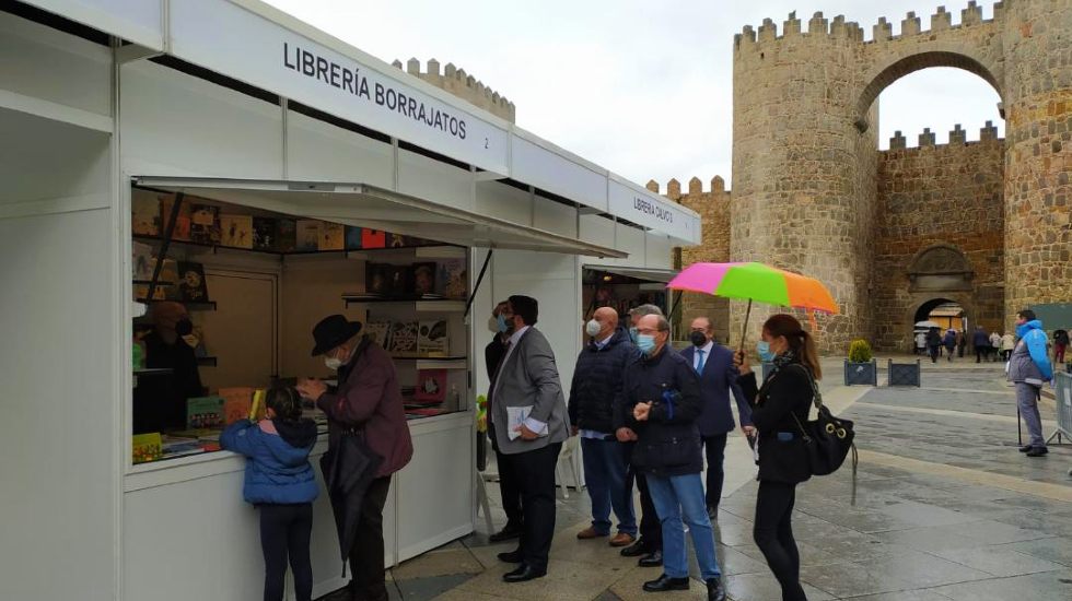 Apertra de la Feria del Libro de Ávila.