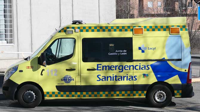 Ambulancia de soporte vital básico.