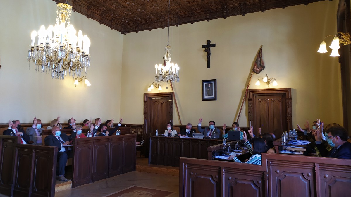 Imagen de archivo de un pleno municipal.