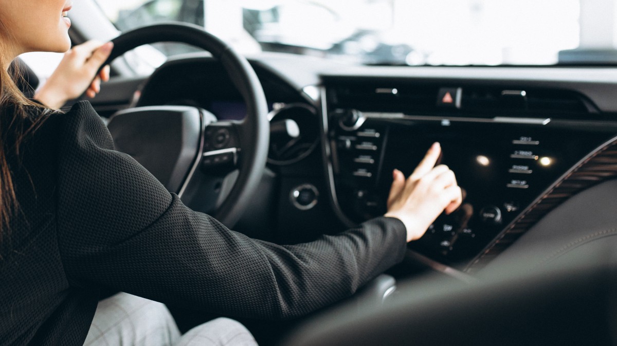 Imagen de archivo de una conductora.