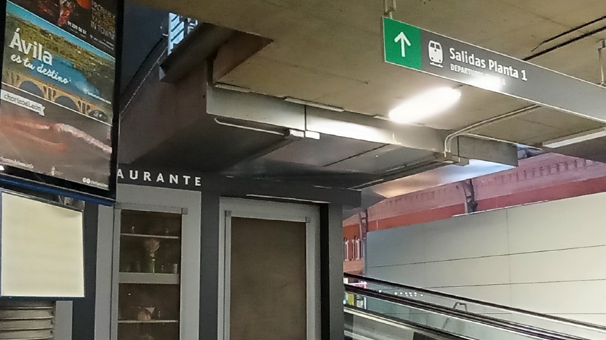 Campaña de promoción de Ávila en la estación de Atocha en Madrid.