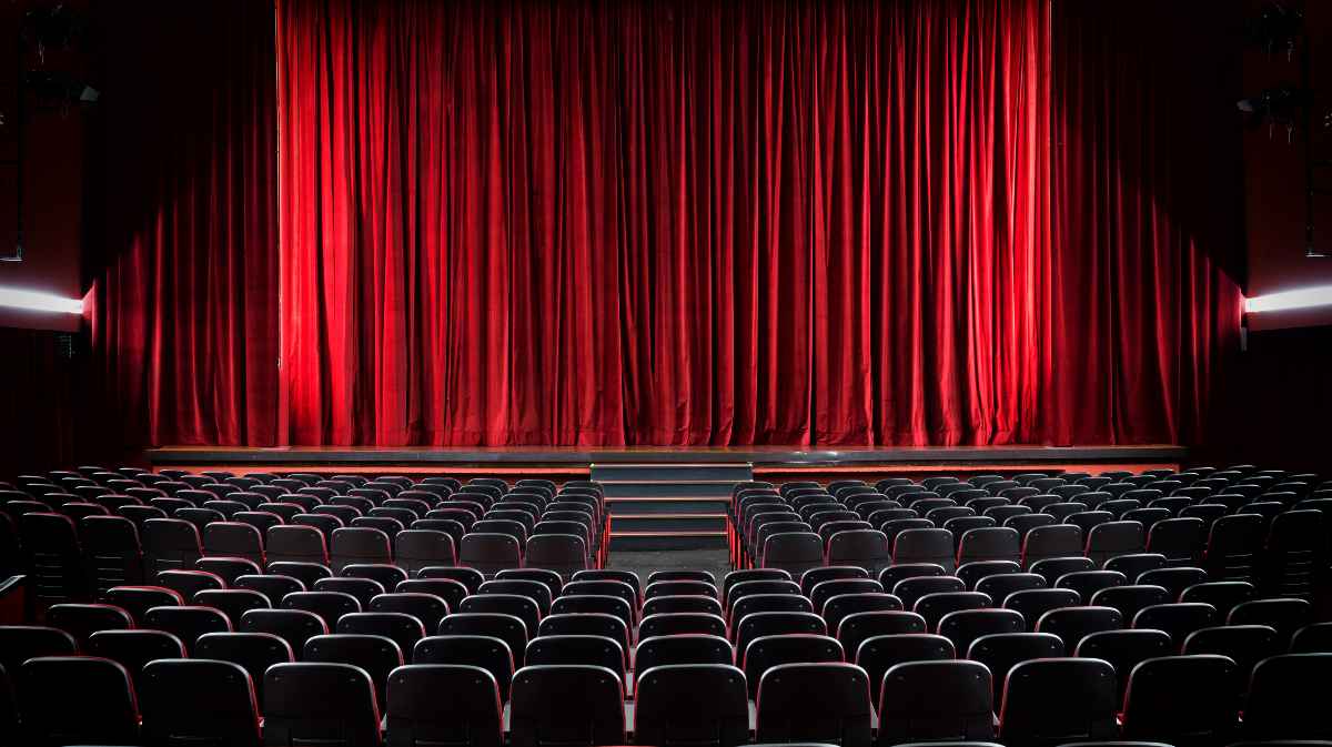 Imagen de archivo de un escenario teatral.