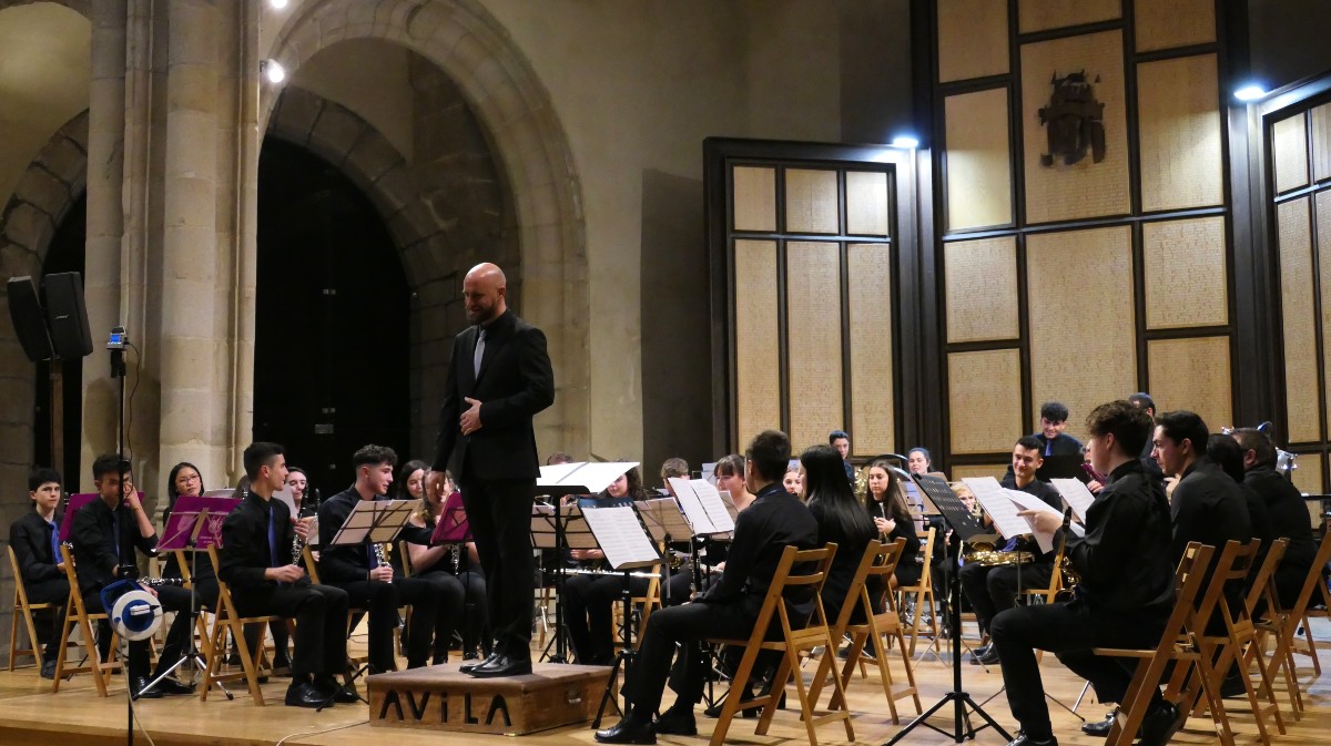 La Banda de Música de Ávila en 2022.