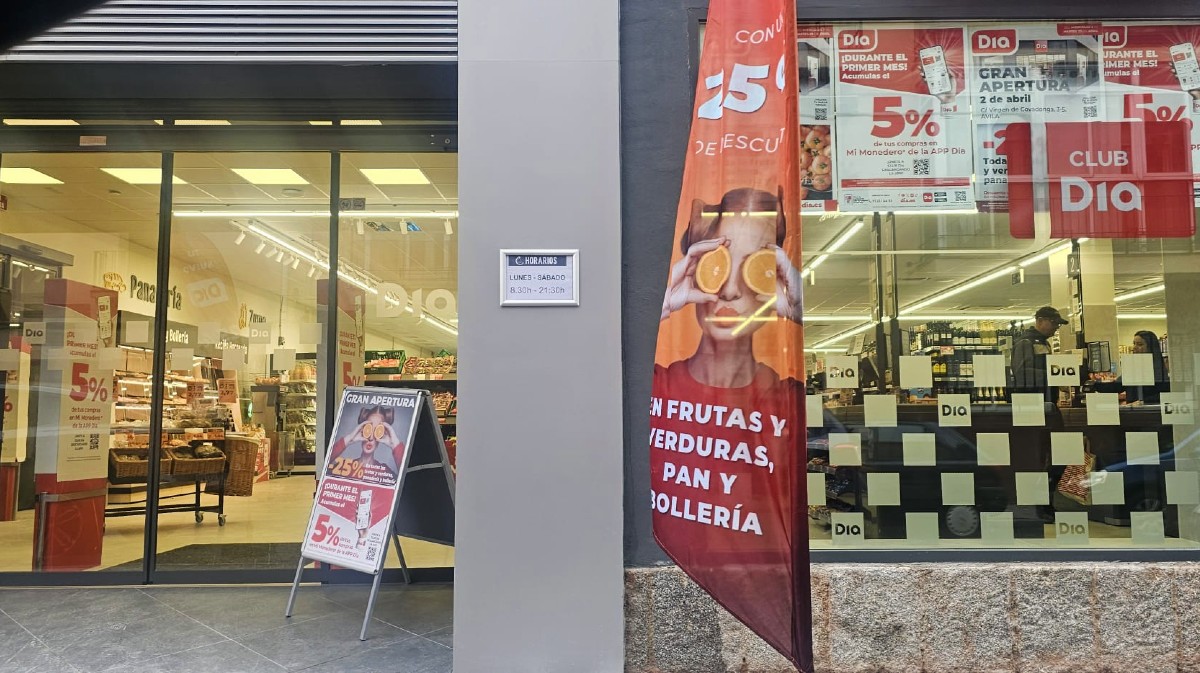 Nuevo supermercado Día en la zona norte de Ávila.