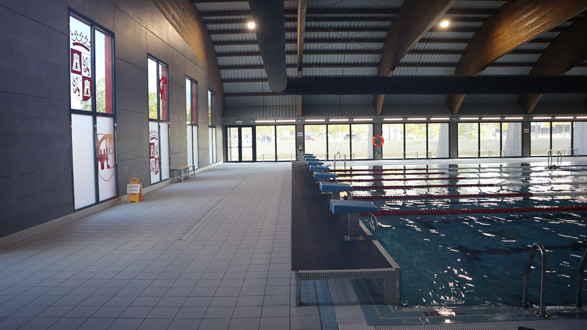 Piscina cubierta de la Ciudad Deportiva.