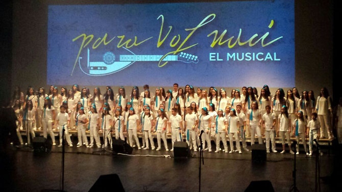 'Para vos nac&iacute;', musical de Rogelio Cabado en 2015.