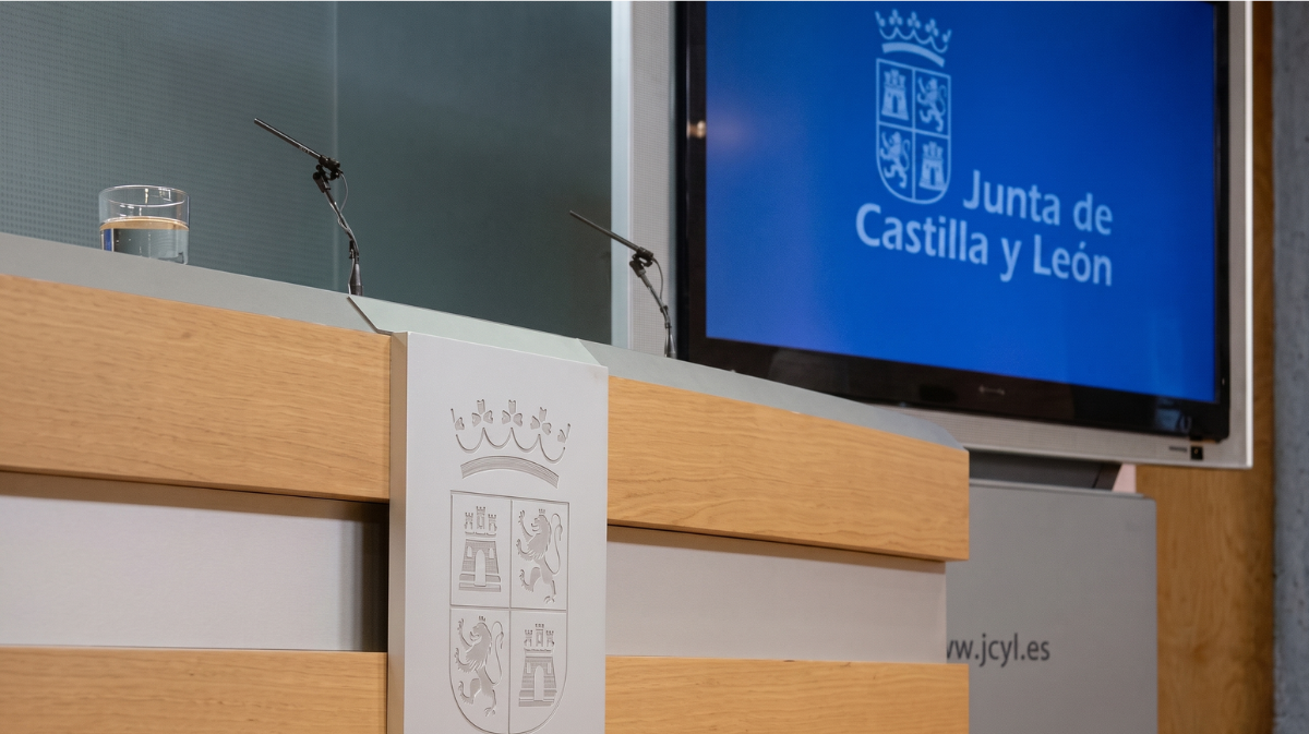 Sala de prensa de la Junta de Castilla y Le&oacute;n.