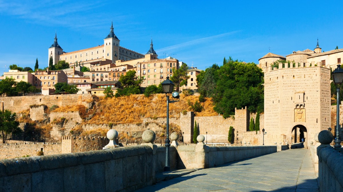 Puente de Alc&aacute;ntara en Toledo.