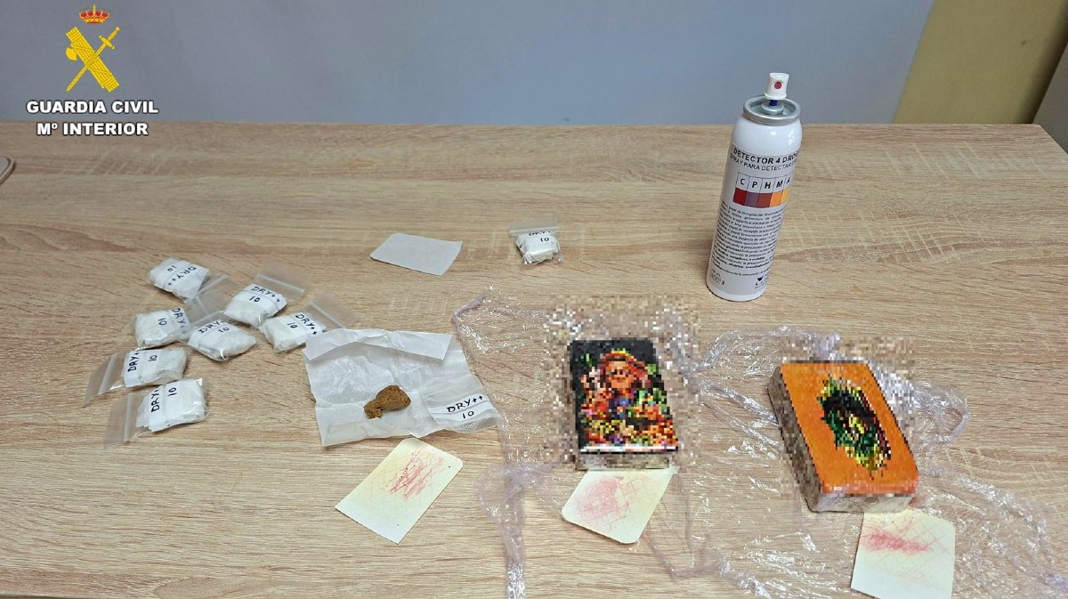 Hachis intervenido en Sotillo de la Adrada.