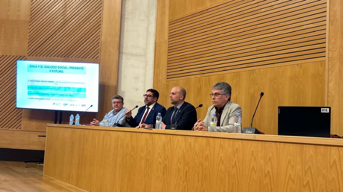 Jornada sobre el Di&aacute;logo Social organizada por el Ayuntamiento de &Aacute;vila.