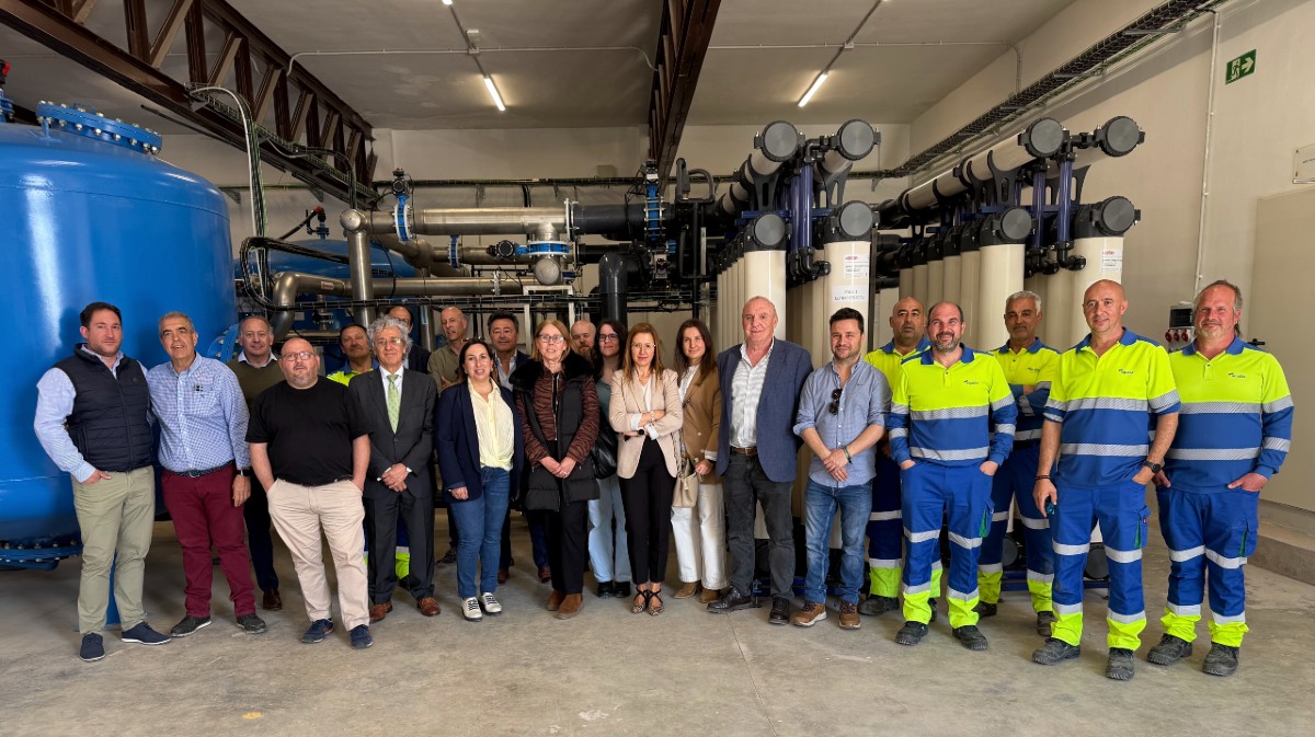 Estreno de los nuevos sistemas en la estaci&oacute;n de tratamiento de agua de La Adrada.