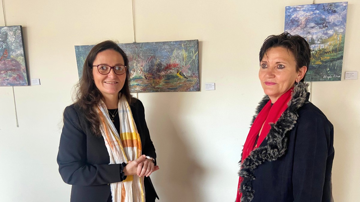 Exposici&oacute;n de Olimpia Codreanu en el palacio de Los Verdugo.