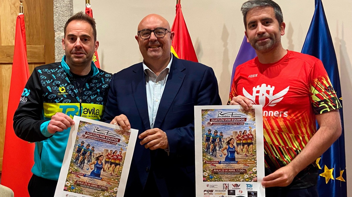 Más de 200 atletas en el Duatlón de Ávila