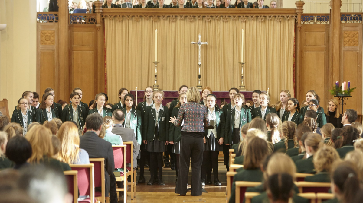 Concierto de Surbiton High School Choir.