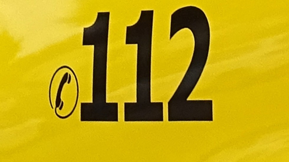 Detalle de una ambulancia de Emergencias Sanitarias.