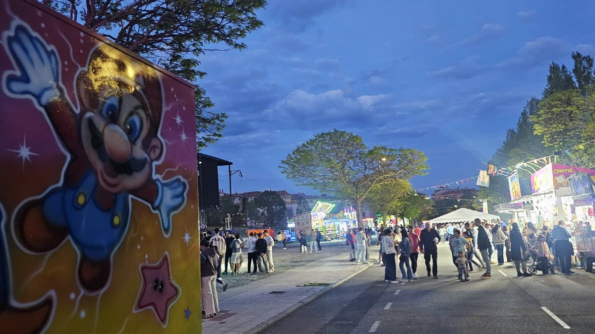 Fiestas en el Barrio de la Universidad, el viernes.