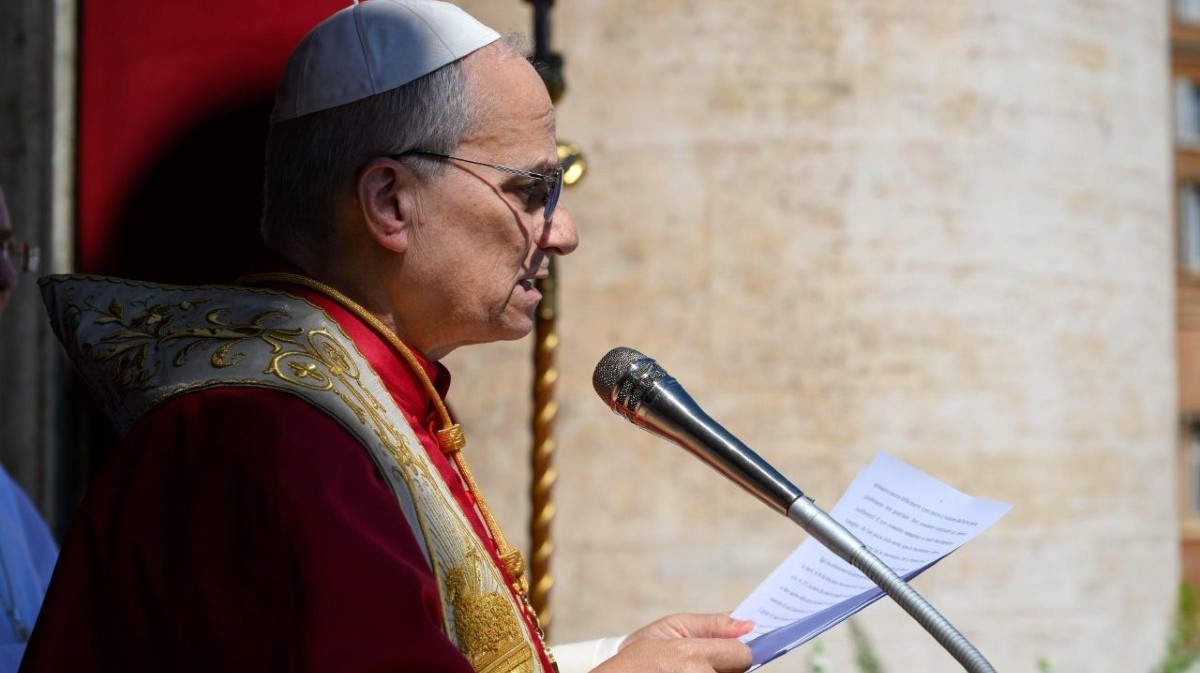 El papa Le&oacute;n XIV, el Domingo de Resurrecci&oacute;n.