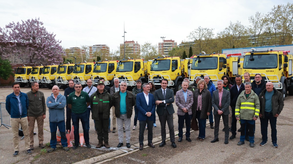 Presentaci&oacute;n en Valladolid de las nuevas autobombas.