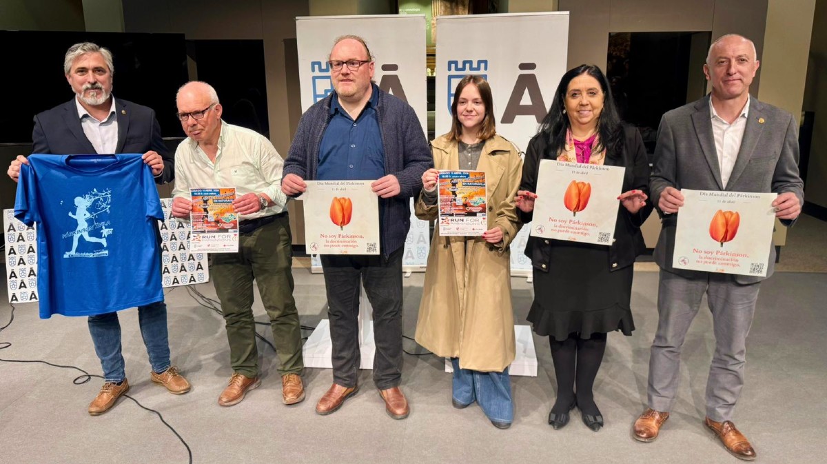 Presentaci&oacute;n de &lsquo;Corre por el P&aacute;rkinson&rsquo;.